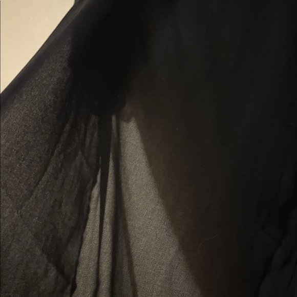 Zara Black Long Sleeve long Crew dress with side vents - size XL - 2 pieces - Picture 6 of 8